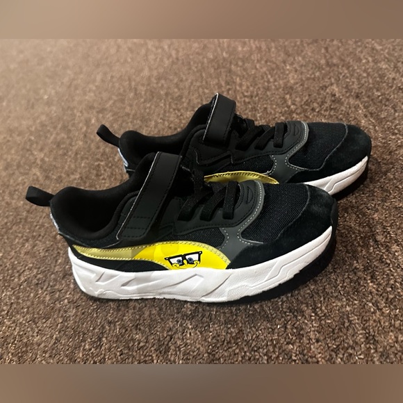 New kids PUMA x Trinity Spongebob Squarepants AC + PS sneakers Size 3.5 - Picture 4 of 11